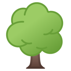 Google deciduous tree emoji image