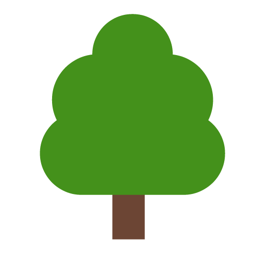Microsoft deciduous tree emoji image