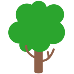 Mozilla deciduous tree emoji image