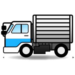 Emojidex delivery truck emoji image