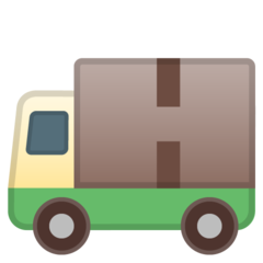 Google delivery truck emoji image