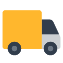 Toss delivery truck emoji image