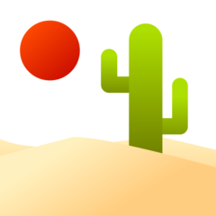 Emojidex desert emoji image