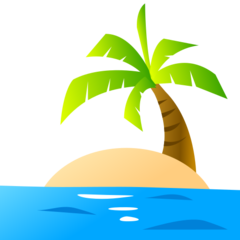 Emojidex desert island emoji image