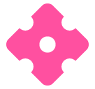 SoftBank diamond shape with a dot inside emoji image