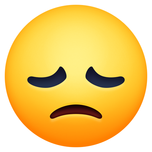 Facebook disappointed face emoji image