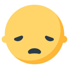 Mozilla disappointed face emoji image