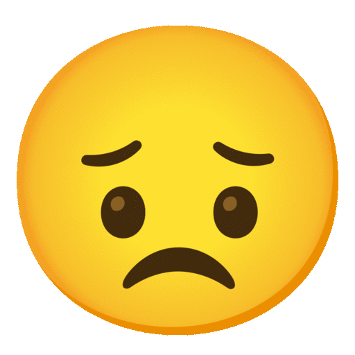 Noto Emoji Animation disappointed face emoji image