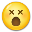 LG dizzy face emoji image