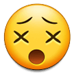 Samsung dizzy face emoji image