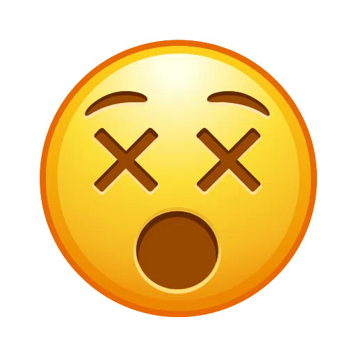 Telegram dizzy face emoji image