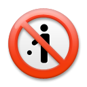 LG do not litter symbol emoji image