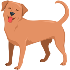 Facebook Messenger dog emoji image