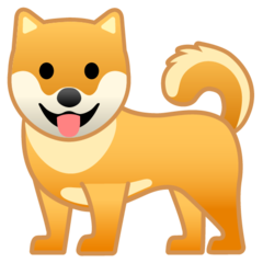 Google dog emoji image