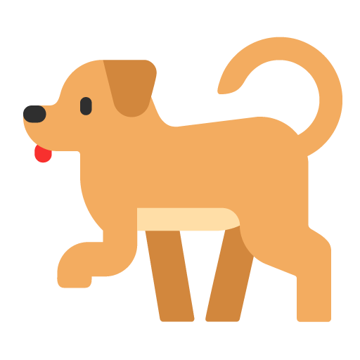 Microsoft dog emoji image