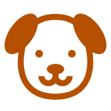 Docomo dog face emoji image