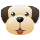 LG dog face emoji image