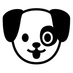 Noto Emoji Font dog face emoji image