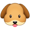 Samsung dog face emoji image