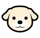 SoftBank dog face emoji image