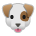 Sony Playstation dog face emoji image