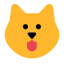 Toss dog face emoji image