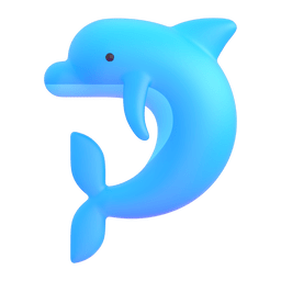 Microsoft Teams dolphin emoji image