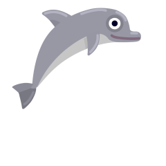 Skype dolphin emoji image