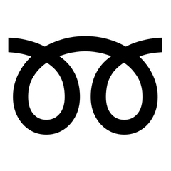 Noto Emoji Font double curly loop emoji image