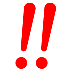 au by KDDI double exclamation mark emoji image