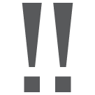 HTC double exclamation mark emoji image