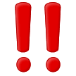 Samsung double exclamation mark emoji image