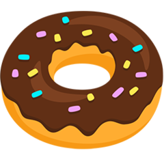 Facebook Messenger doughnut emoji image