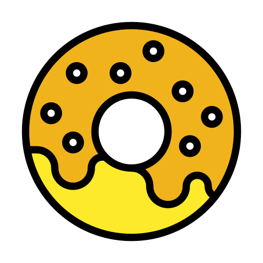 Openmoji doughnut emoji image
