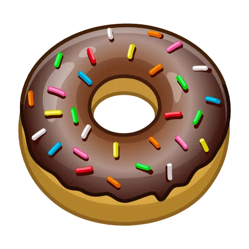 Telegram doughnut emoji image