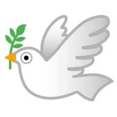 Google dove of peace emoji image