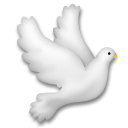 LG dove of peace emoji image