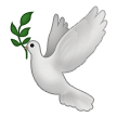 Samsung dove of peace emoji image