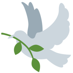 Twitter dove of peace emoji image
