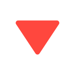 Mozilla down-pointing red triangle emoji image