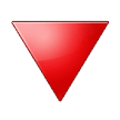 Samsung down-pointing red triangle emoji image
