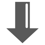 au by KDDI downwards black arrow emoji image