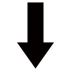 Emojidex downwards black arrow emoji image