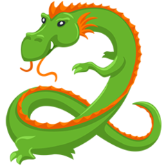Facebook Messenger dragon emoji image