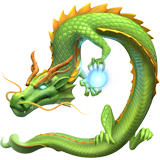 IOS/Apple dragon emoji image