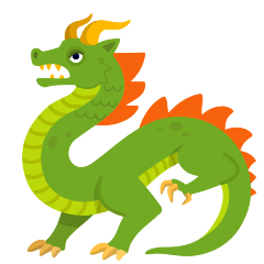 Skype dragon emoji image