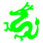 au by KDDI dragon face emoji image
