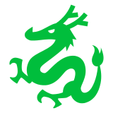 Docomo dragon face emoji image