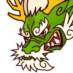 Emojidex dragon face emoji image