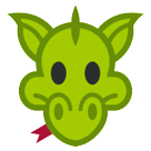 HTC dragon face emoji image